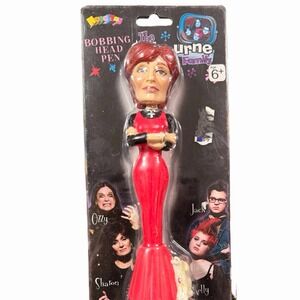 New Vintage The Osbourne Family Sharon Bobbing Head Pen 2002 Collectible